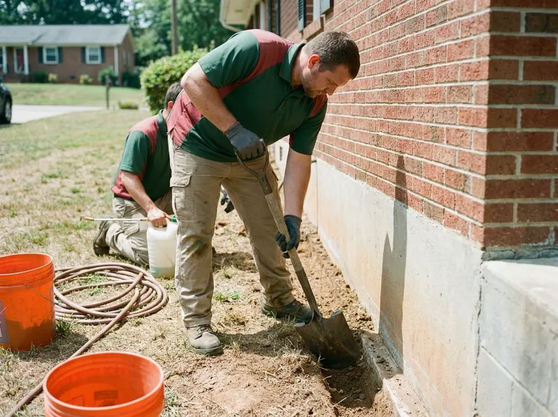 Subterranean Termite Soil Trenching in Greensboro, NC
